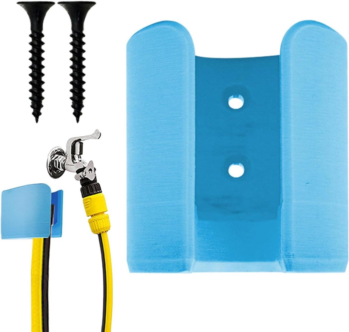 Tuinslang Houder - Ophanger Muurhaak - Tuinonderhoud - Ruimtebesparend Compact - 135 x 11 x 6 cm - Niet gespecificeerd