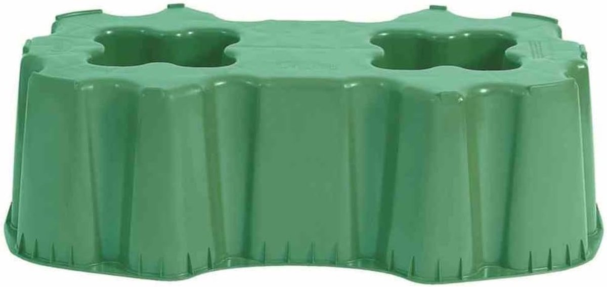 Regenton Vierkant - Water Ton - Regenwater Opvangen - Groot Volume - 520 Liter - Grijs