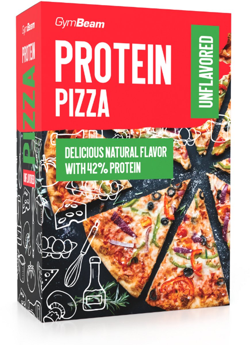 GymBeam Eiwit Pizza 500 g niet-gearomatiseerd