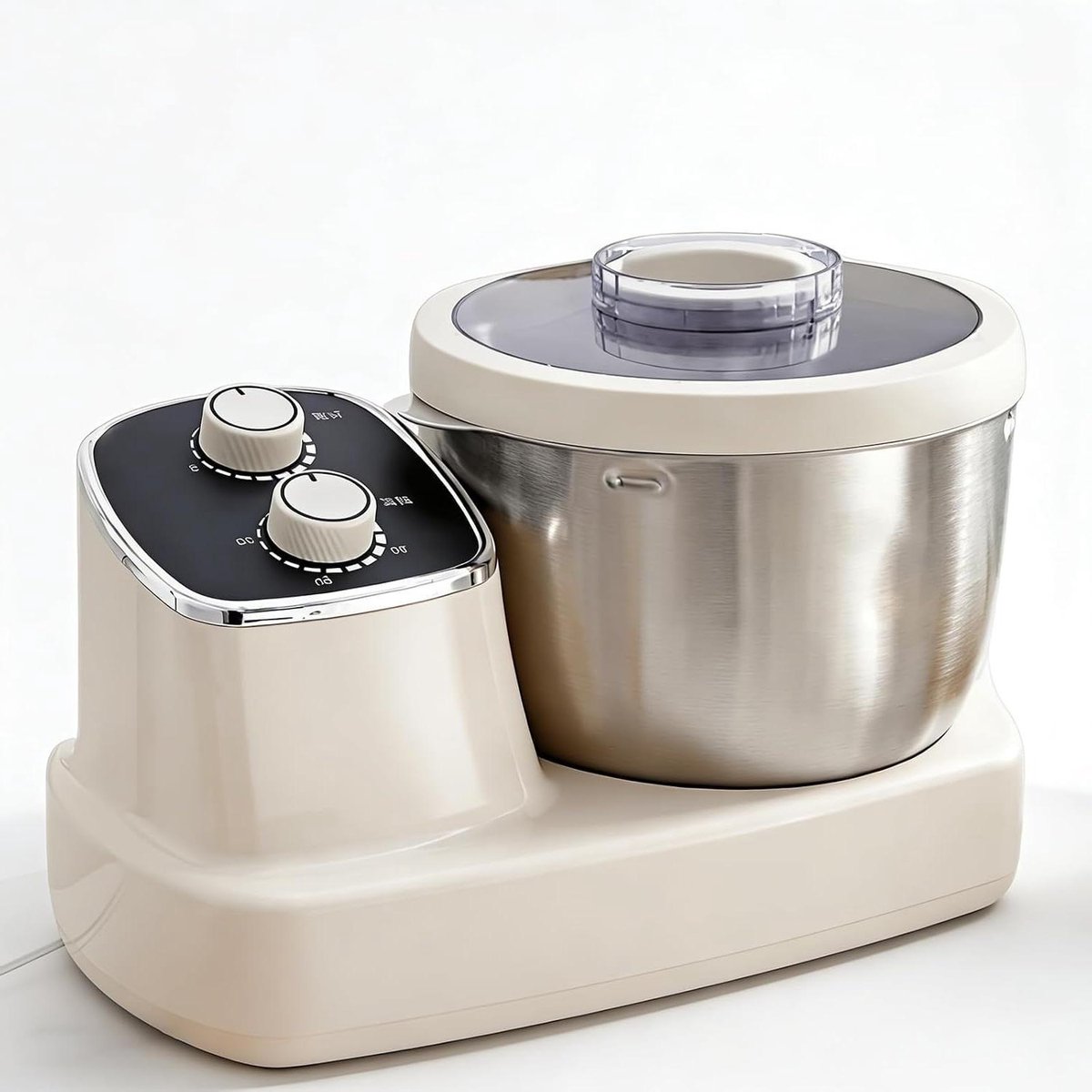 Deegmixer - Deegkneedmachine Keukenmachine - Thuis Bakken - Constante Temperatuur Fermentatie - 7L - Wit