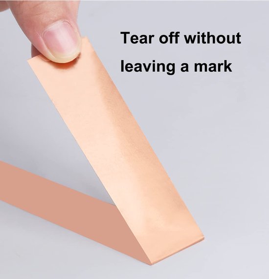 1 Stuk Koperen Plakband, 45mm x 20m, Kopertape Zelfklevend — afbeelding 2