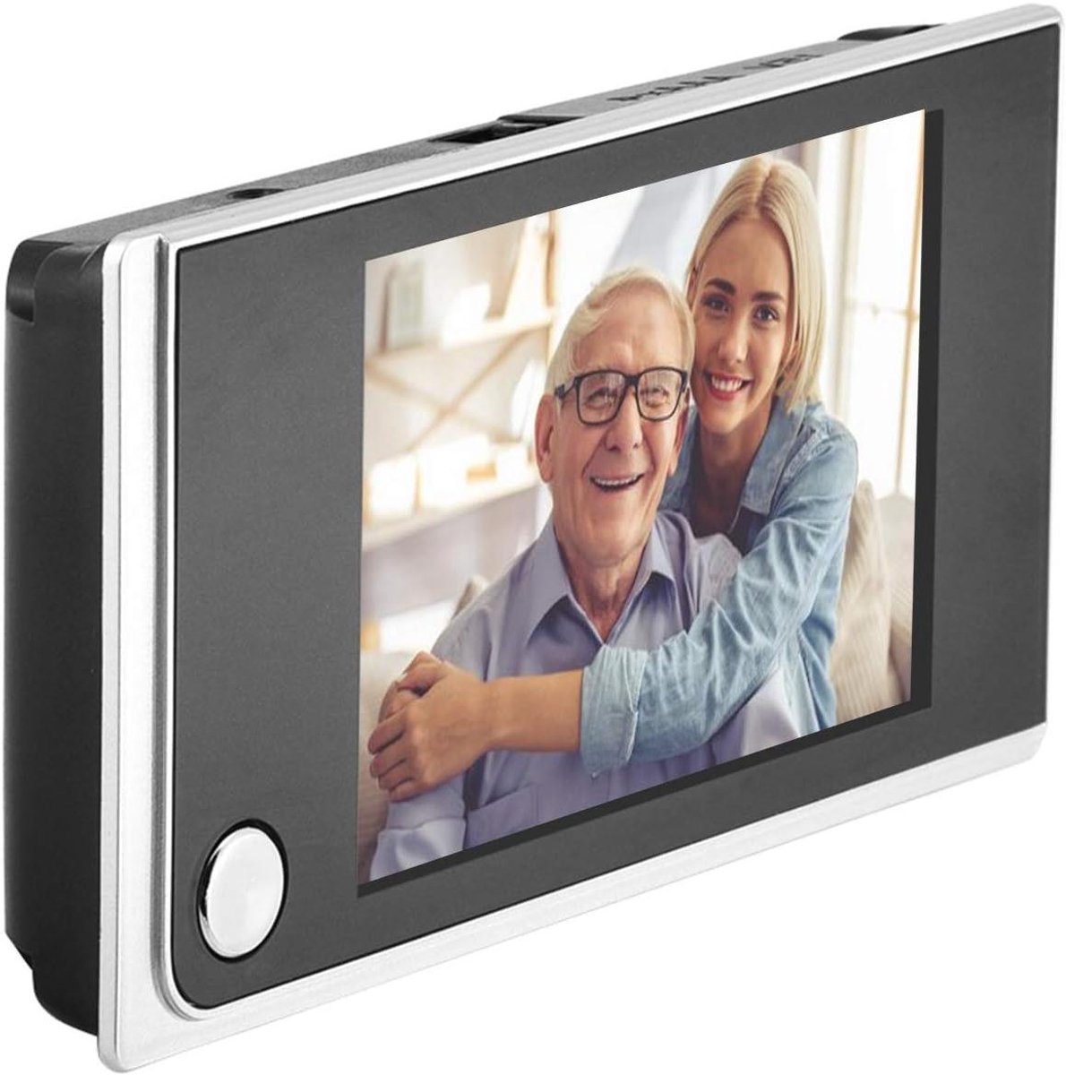Digitale Deurviewer - Deurbel Camera - Huis Beveiliging - HD 720P Camera - 3.5 inch Scherm - Zilver