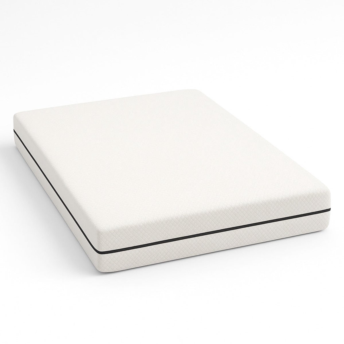 The White Stone Matras 160x200 cm van Hypoallergeen Schuim | Hoogte 14 cm | Orthopedisch en Hypoallergeen | Anti-Huisstofmijt en Antibacteriële Hoes