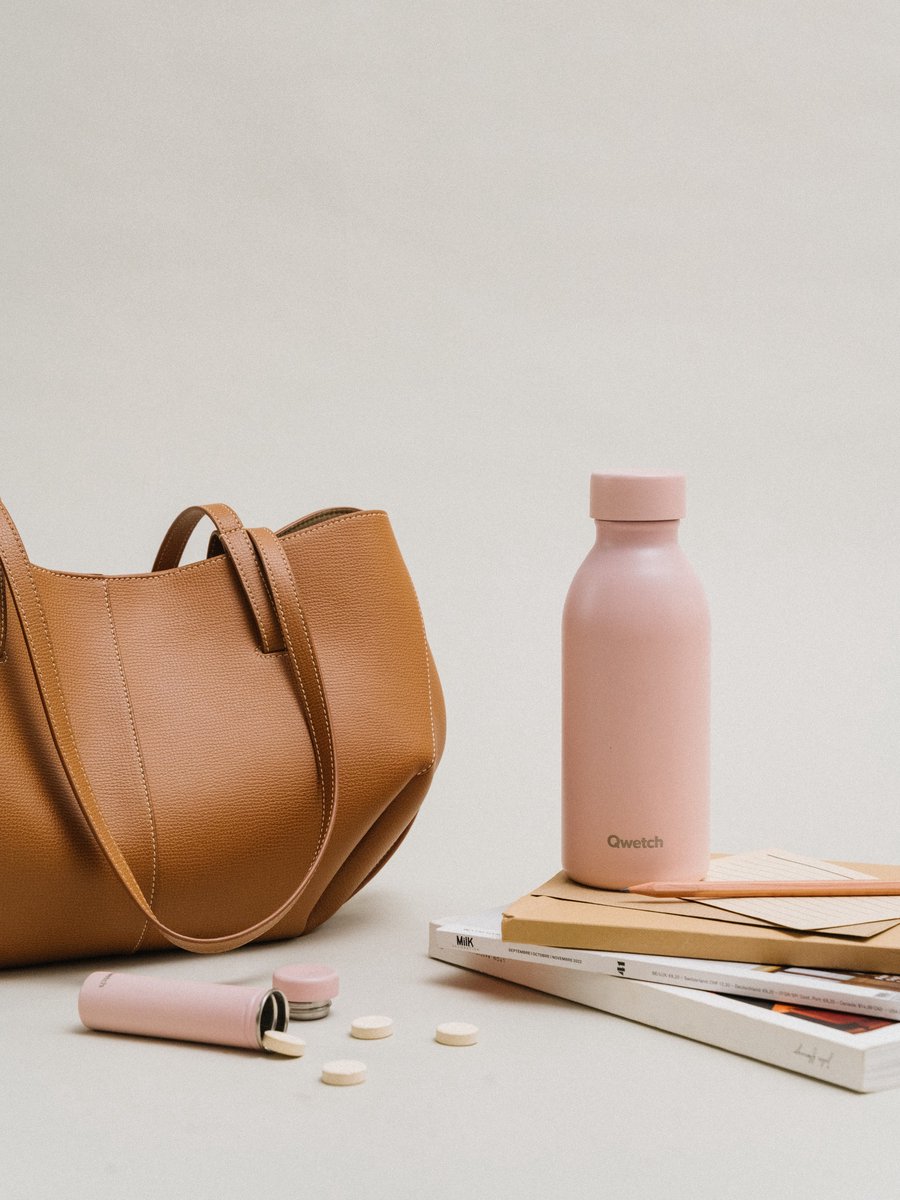 Qwetch Thermosfles - Icon Pastel Roze