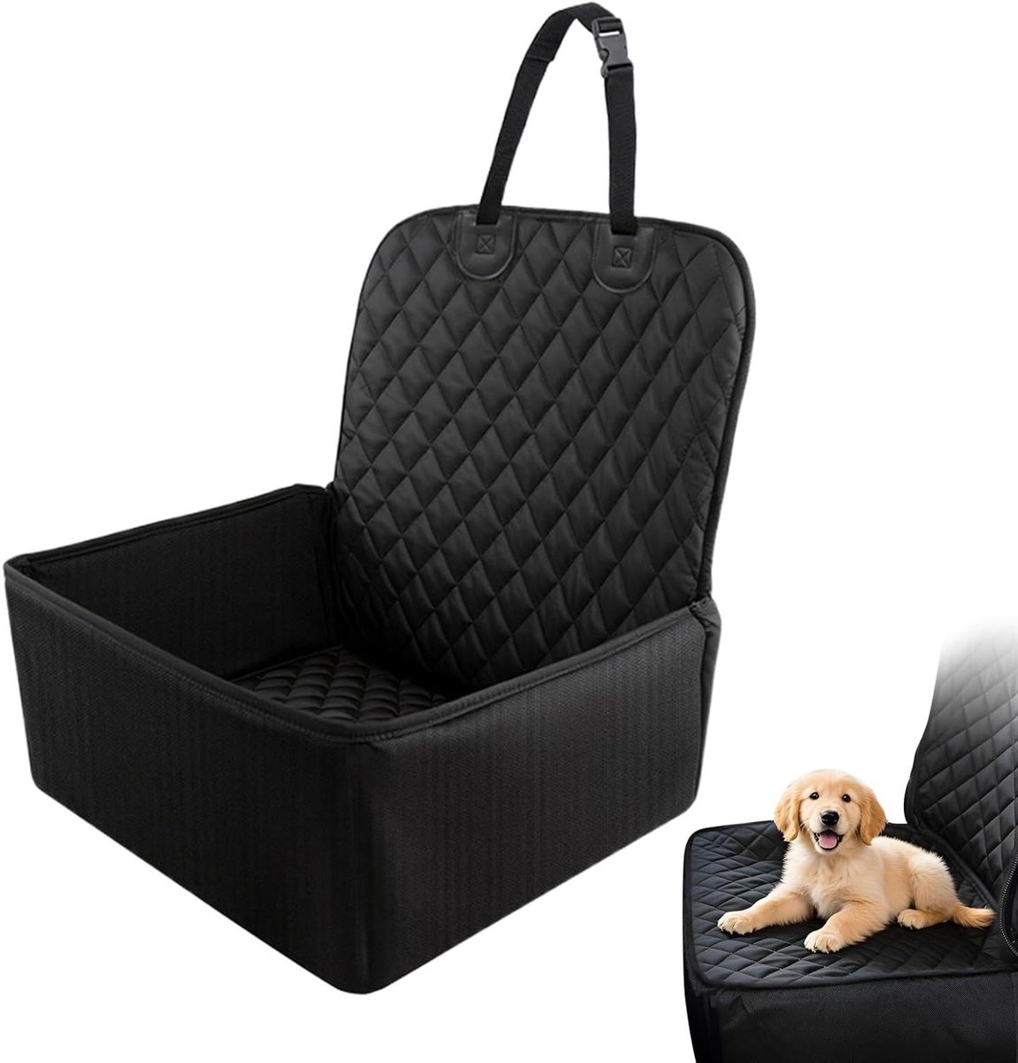 Autostoel voor Honden - Honden Booster - Veilig Reizen - Waterdichte Barrière - 50 x 41 x 24 cm