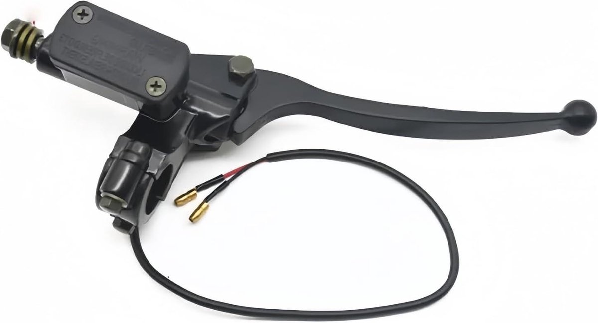 Verstelbare Remhendel - Koppelingshendel Motorfiets - Verbeterde Remkracht - Precisie Bewerkte Draaipunt - 8MM - Zwart