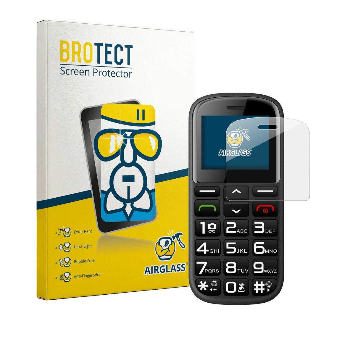 Screenprotector voor artfone CS182 Beschermglas transparant