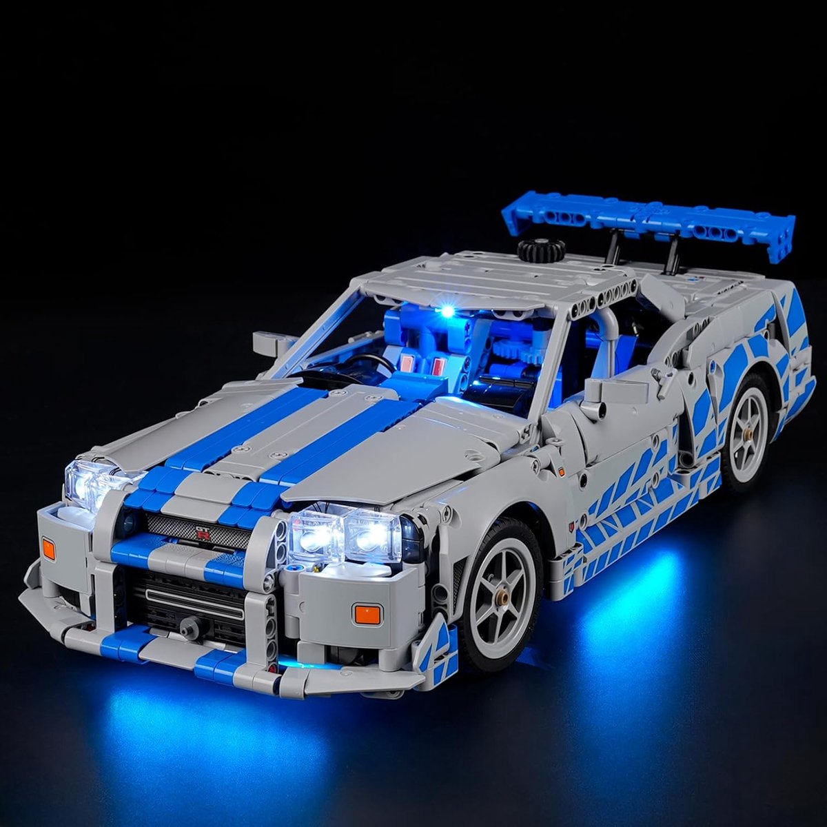 Licht voor Lego-42210 2-Fast-2 Furious-Nissan-Skyline GT-R (R34) Auto - Led Verlichting Kit Compatibel met Lego Bouwstenen Model - NIET Inbegrepen De Model Set