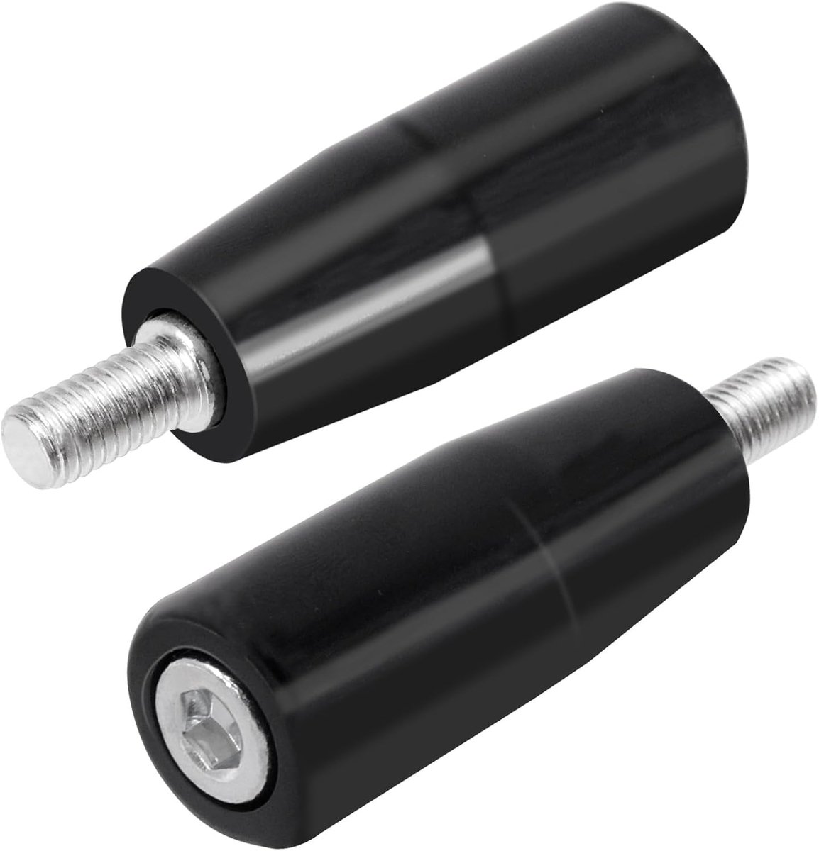 2Stuks M8×50mm Mannelijk Draadgewinde Draaiende Handwiel, Machinegreep, Draaiknopgreep, Draaigreep Draaiend Handwiel voor Freesmachine, Draaibank, Slijper, Boorpers