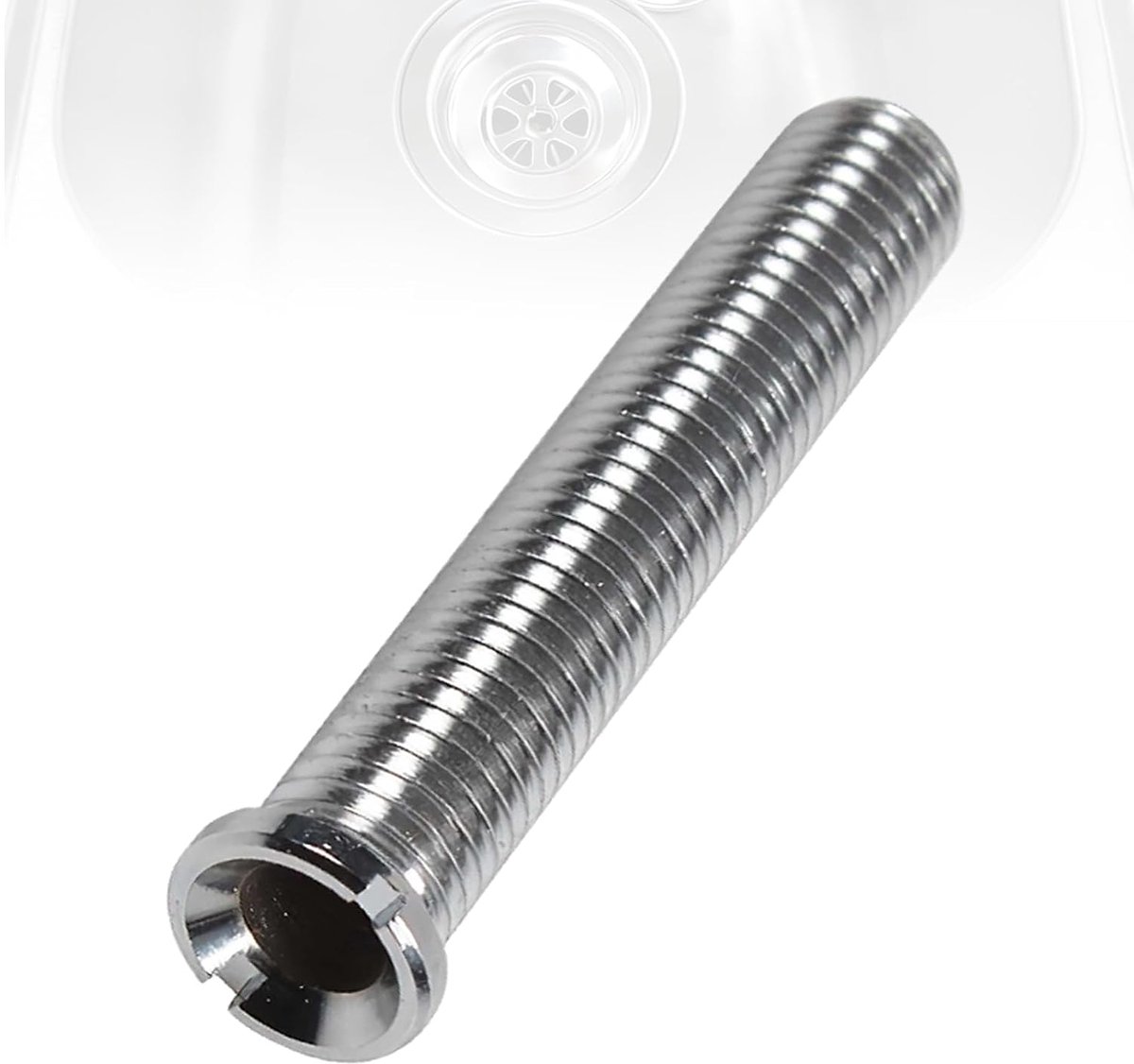 Afvoerschroeven voor keukenspoelbak met holle kop M12 x 70 mm van koper – bevestiging voor zeefventielen en wastafelfilter