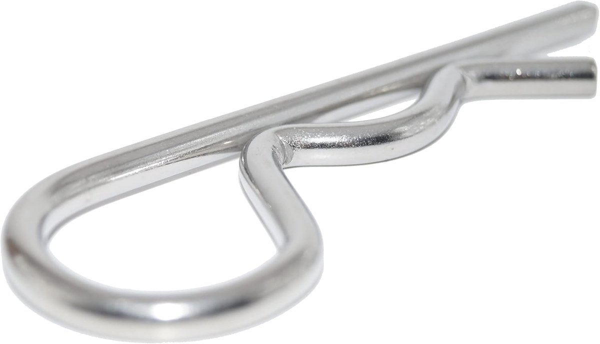 2,5mm x 54mm eenvoudige uitvoering roestvrij staal voor een boring ø 3mm A4 NIRO, Nirosta