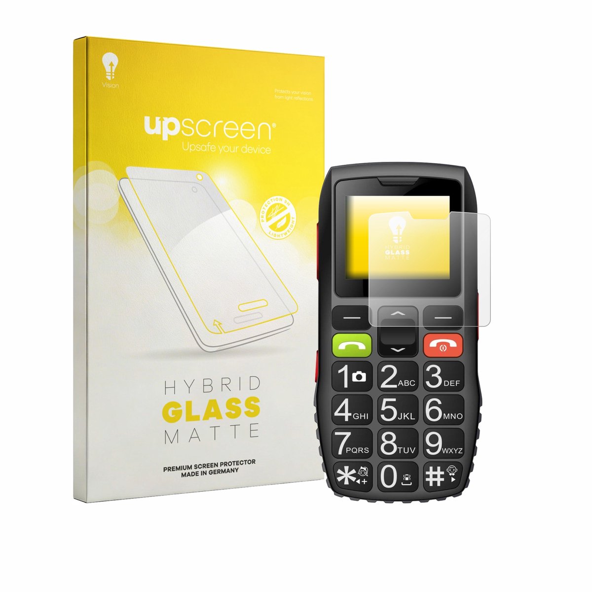upscreen - Screenprotector voor artfone C1 - Folie Beschermfolie Beschermglas matte