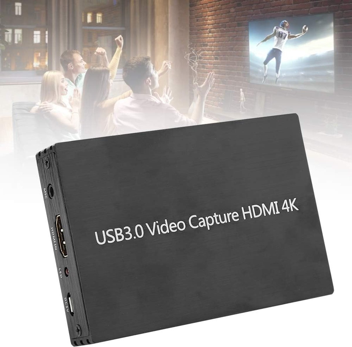 Video Capture Card - Opname Box HDMI Recorder - Video Opnemen - 1080p HD Loop - 300-350MB/s - Zilver thumbnail 2