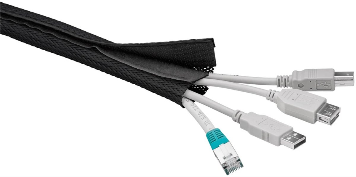 Image of Kabelhoes met klittenband - 2 meter (DS-Kabelhoes)