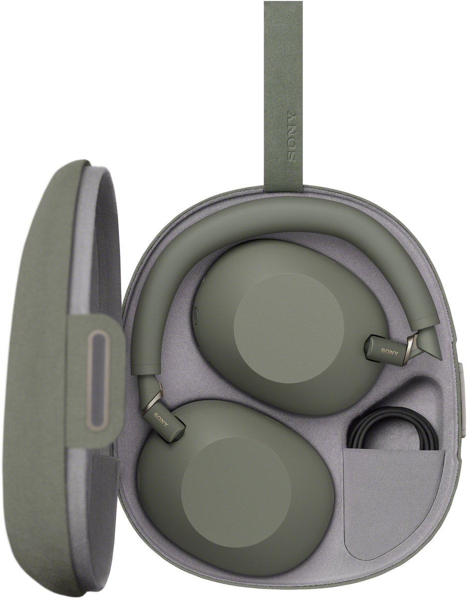 Sony WH-1000XM6 - Draadloze koptelefoon met Noise Cancelling - Olijfgroen — cadeau in Elektronica - foto 4