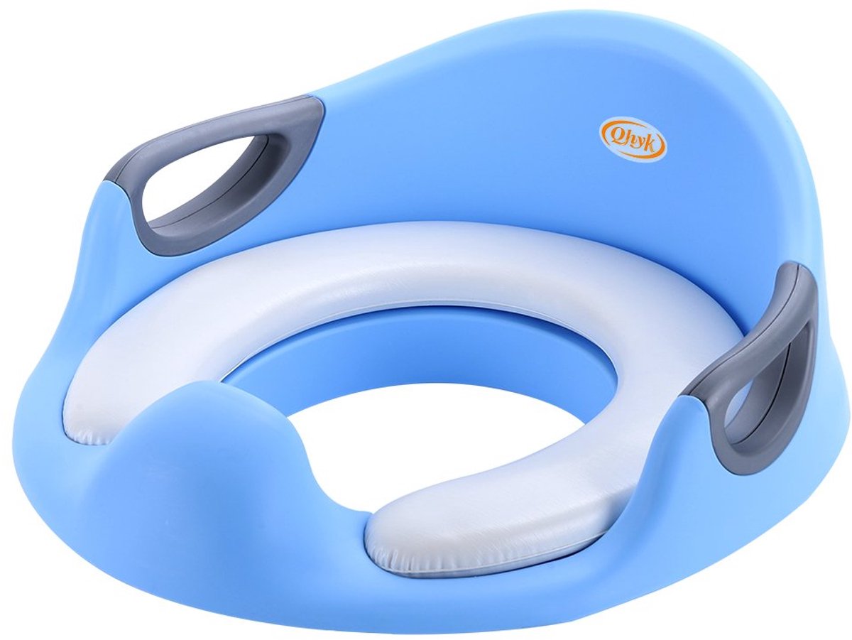 SnelShoppen - Toilet-trainingsstoel voor Kinderen - Antislip Toiletbril met Spatbescherming - Gevoerde Zitting - Geschikt voor Ronde en Ovale Toilette