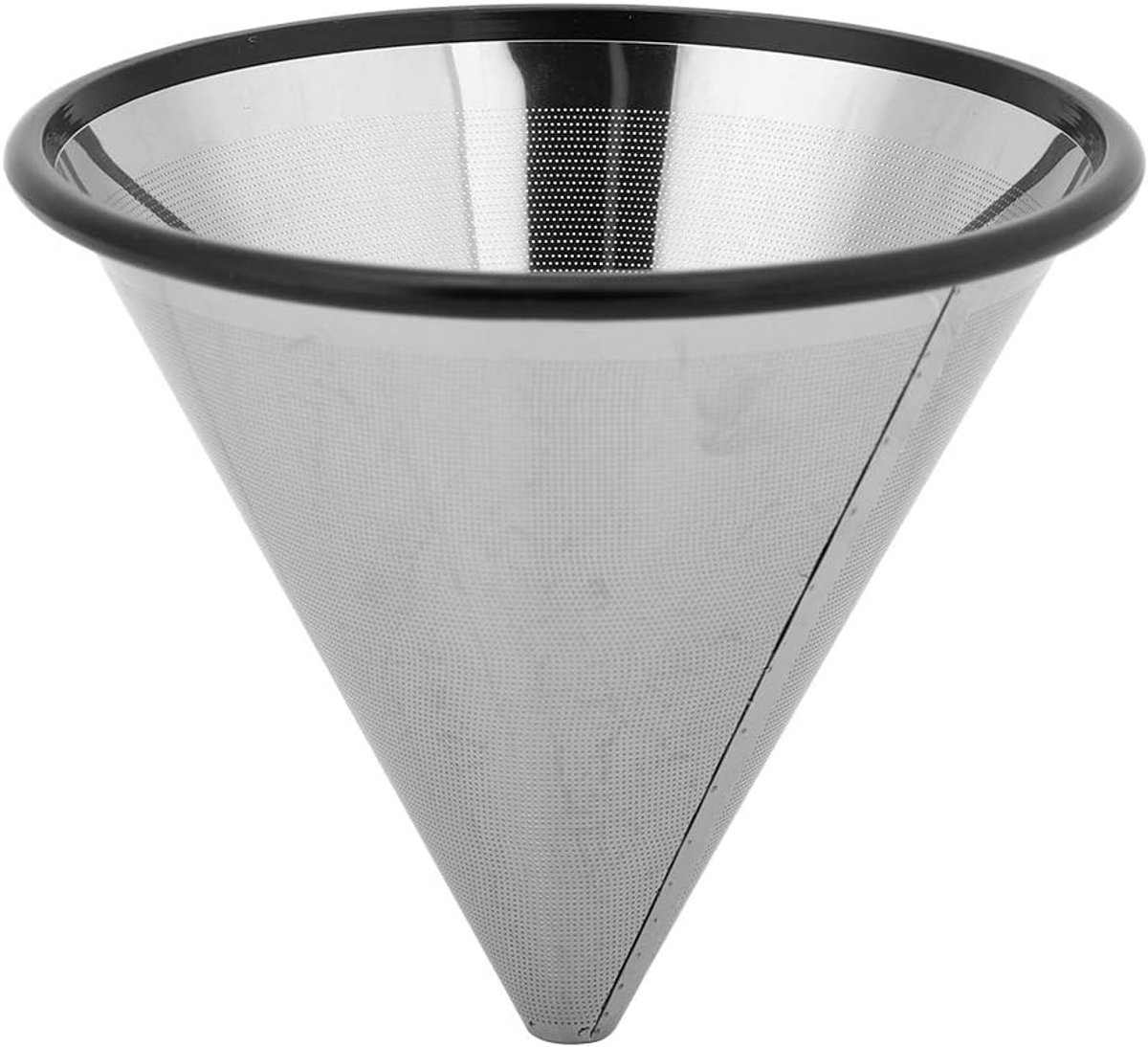SnelShoppen - Herbruikbaar RVS Koffiefilter - Dubbelwandig Theefilter voor Koffie - Duurzame Slow Coffee Dripper voor Keuken en Camping