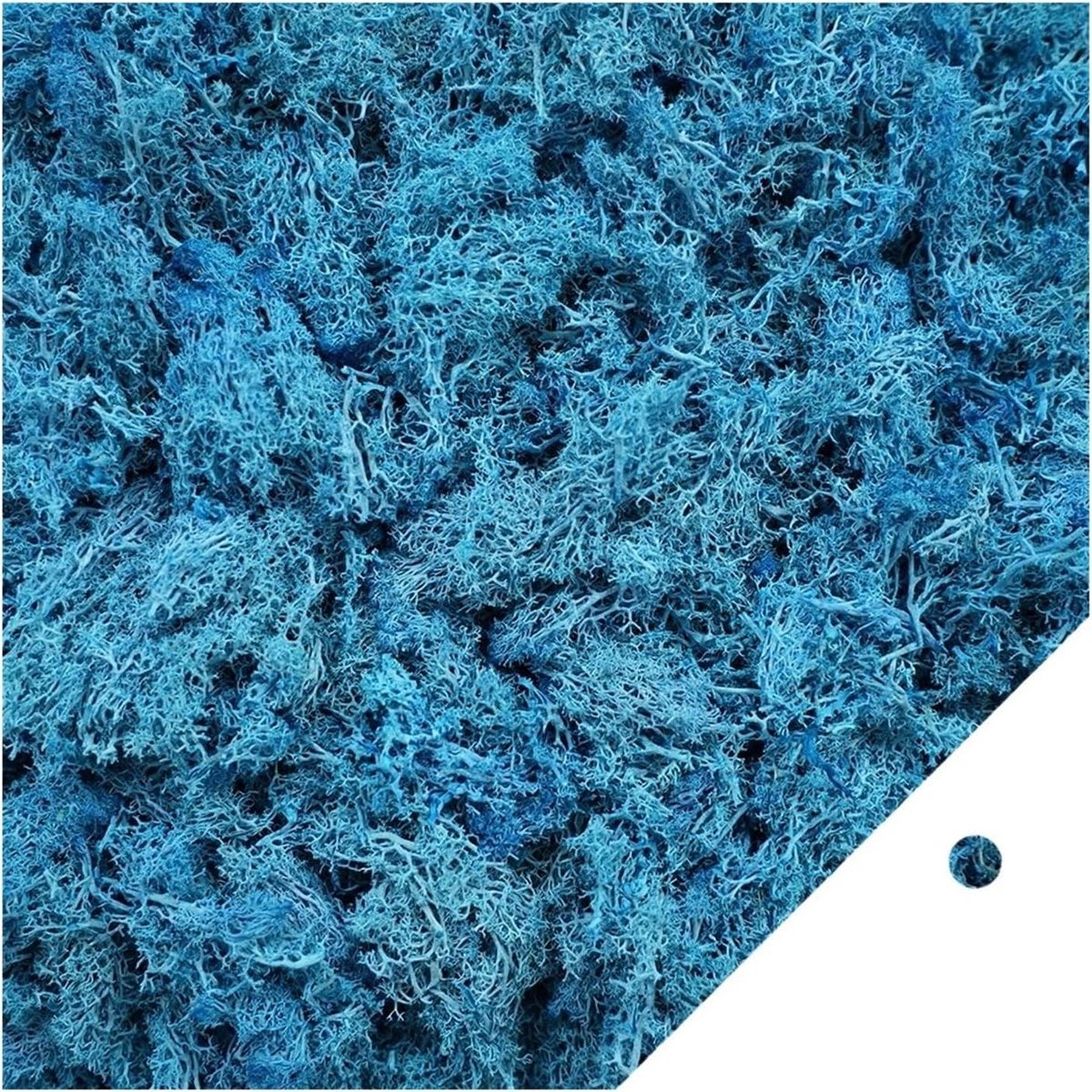 Kunstgras Mos - Nep Gras - Decoratie Tuin - Realistisch Uiterlijk - 100 gram - Blauw