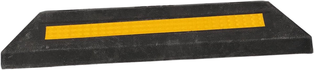 Wielkeg - Wielstopper Wielblok - Voertuig Stabiliseren - Robuust Rubber Materiaal - 48x13x8 cm - Diverse Kleuren