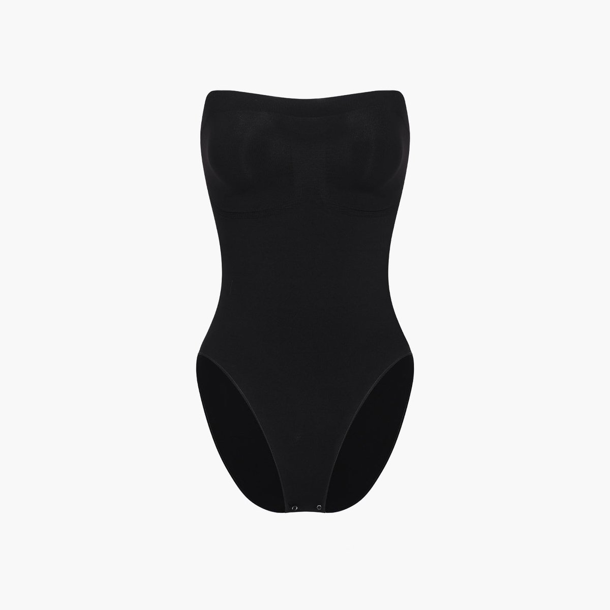 creamyfabrics Creamy Fabrics - Bodysuit Sculpting Shapewear Strapless - Met Slip - Ultra Zacht - Sculptend - Comfortabel - Zwart - S
