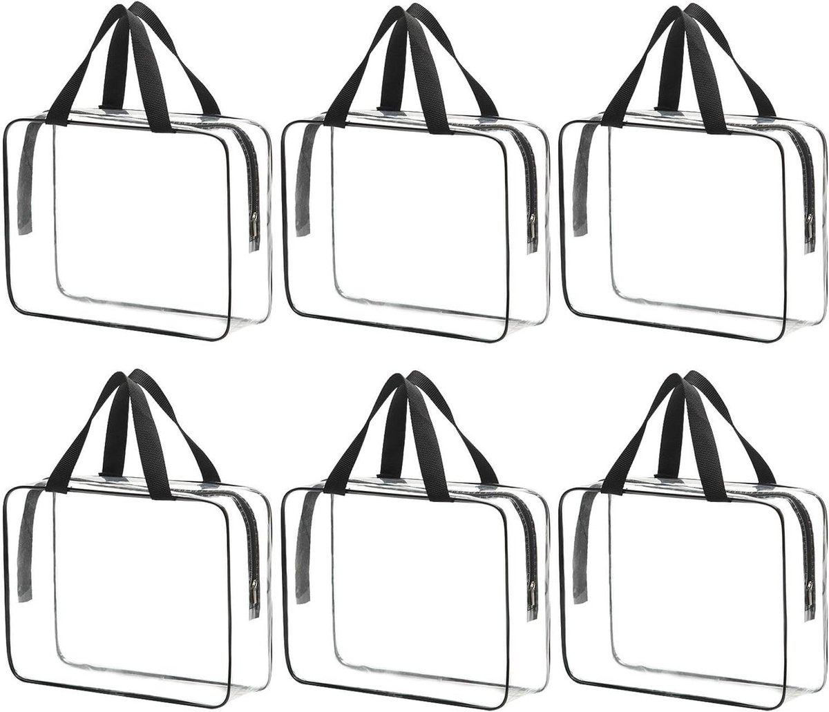 Speelgoed Opbergzakken - Speelgoed Zakken - Speelgoed Organiseren - Transparant PVC - 33L x 26B x 5H cm - Niet gespecificeerd