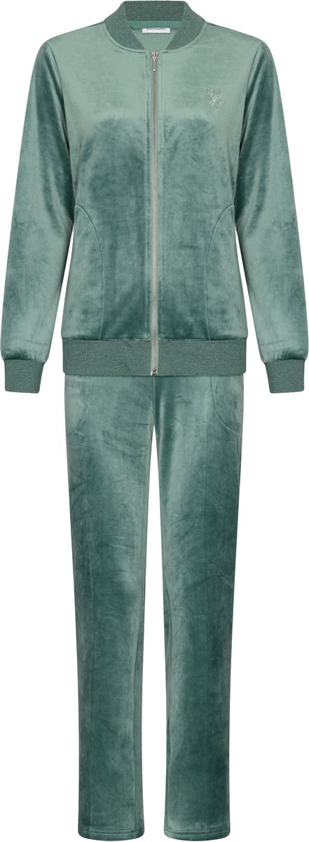 Pastunette Huispak - Nordic Leaf - Velours - Groen - Rits