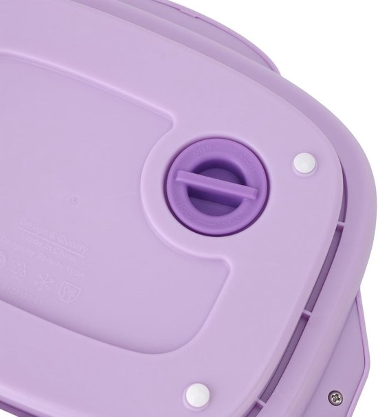 Opgerolde ijsmachine - Rolled ice maker dessert - Desserts maken - Roestvrij staal - 25.2 x 19.4 cm - Paars — afbeelding 5