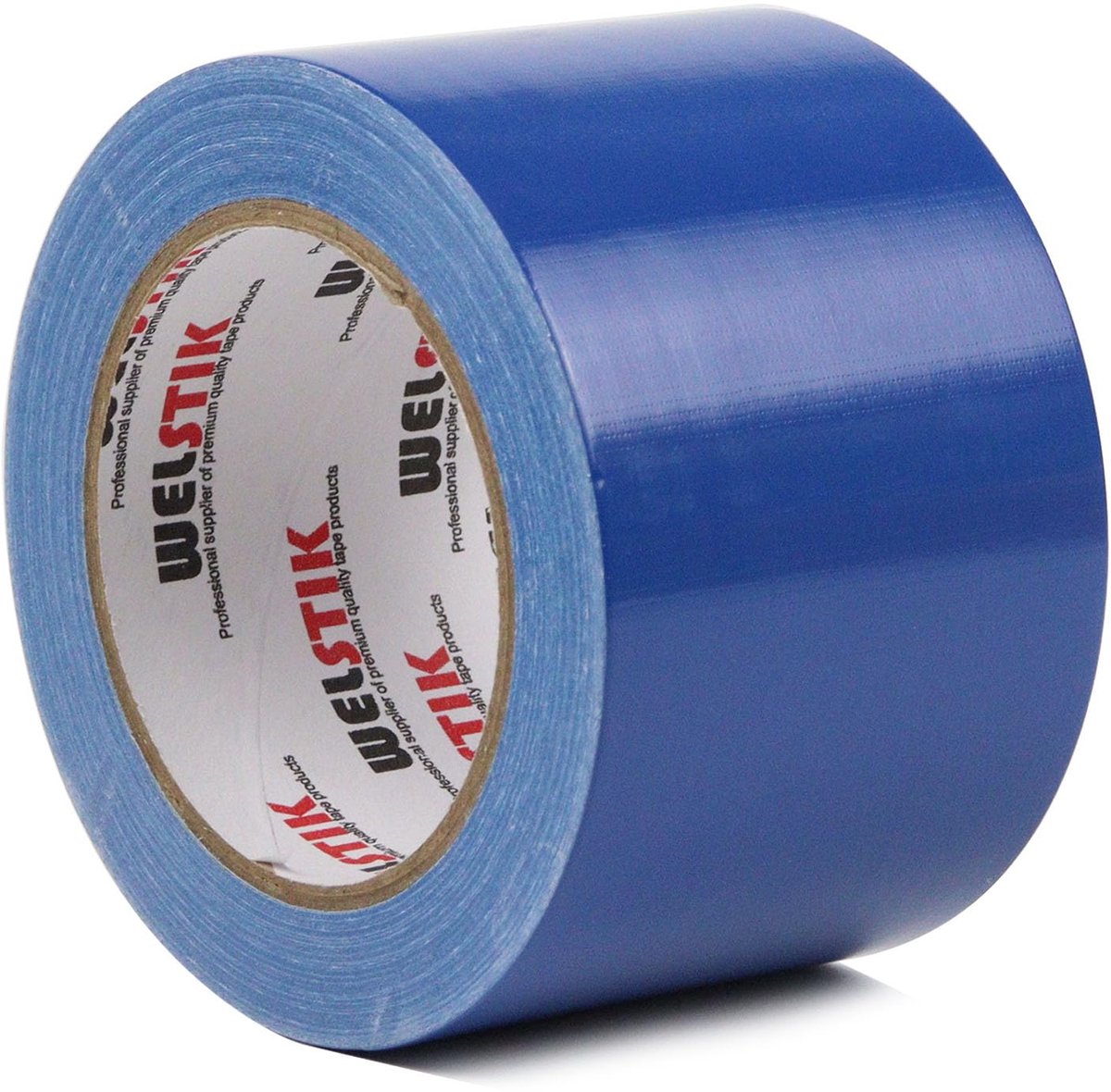 SnelShoppen - Waterproof Tape Blauw 75 mm x 41 m - Gaffer Tape voor Reparaties, DIY, Verpakking, Bescherming, UV en Weerbestendig - 13 Kleuren Beschik