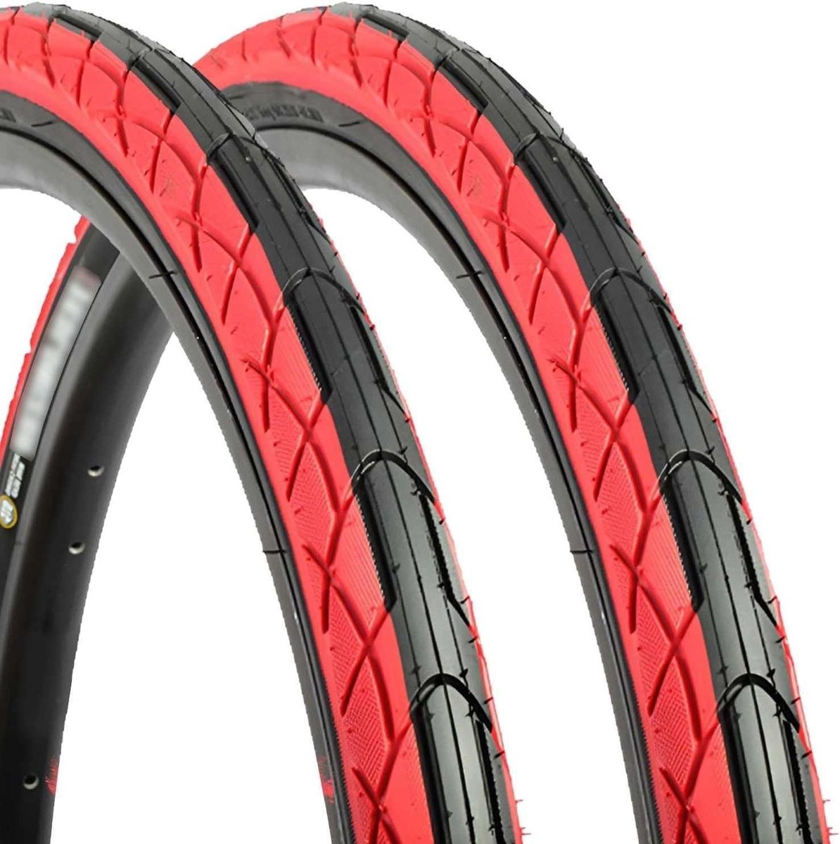 Fietsband 26x1.75 - Mountainbike Band - Veilig Fietsen - Verbeterde Grip - 26 inch - Rood