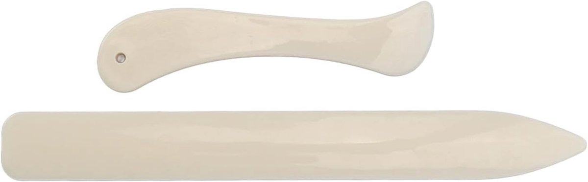 Vouwgereedschap van Bot - Papier vouwen Boekbinden - Papierwerk Knutselen - Beschermt Handen - 11.8 cm - Wit