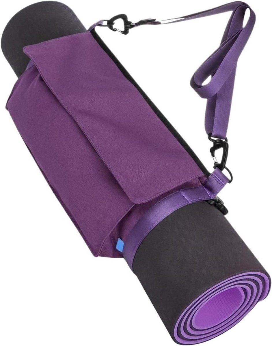 Yogamat Tas - Mat Houder - Yoga Beoefenen - Veelzijdige Opbergzakken - One Size - Paars