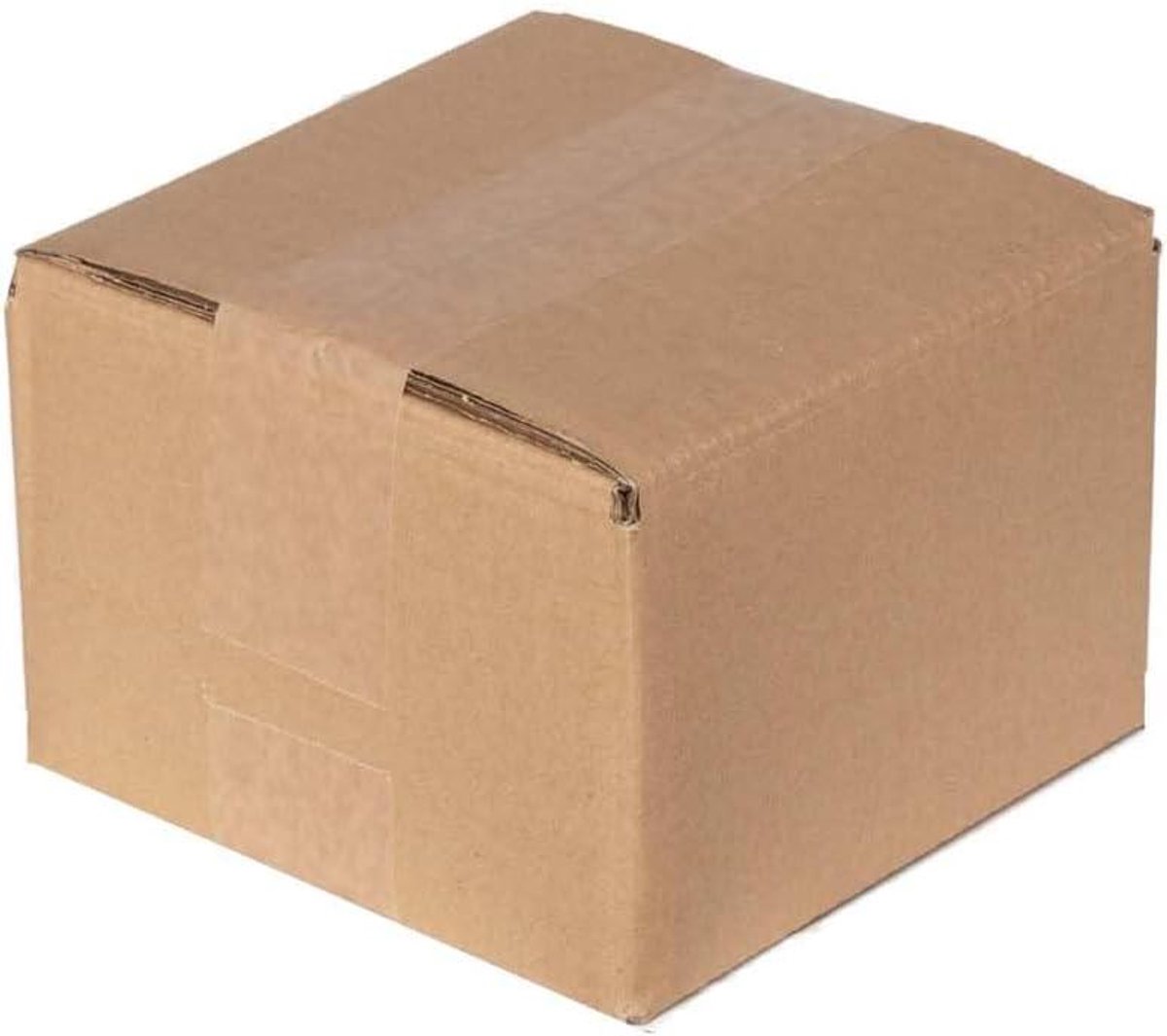 Verzenddozen Bruin - Vouwdozen Pakket - Veilig Verzenden - Dubbele Golfconstructie - 160x160x100 mm - Bruin
