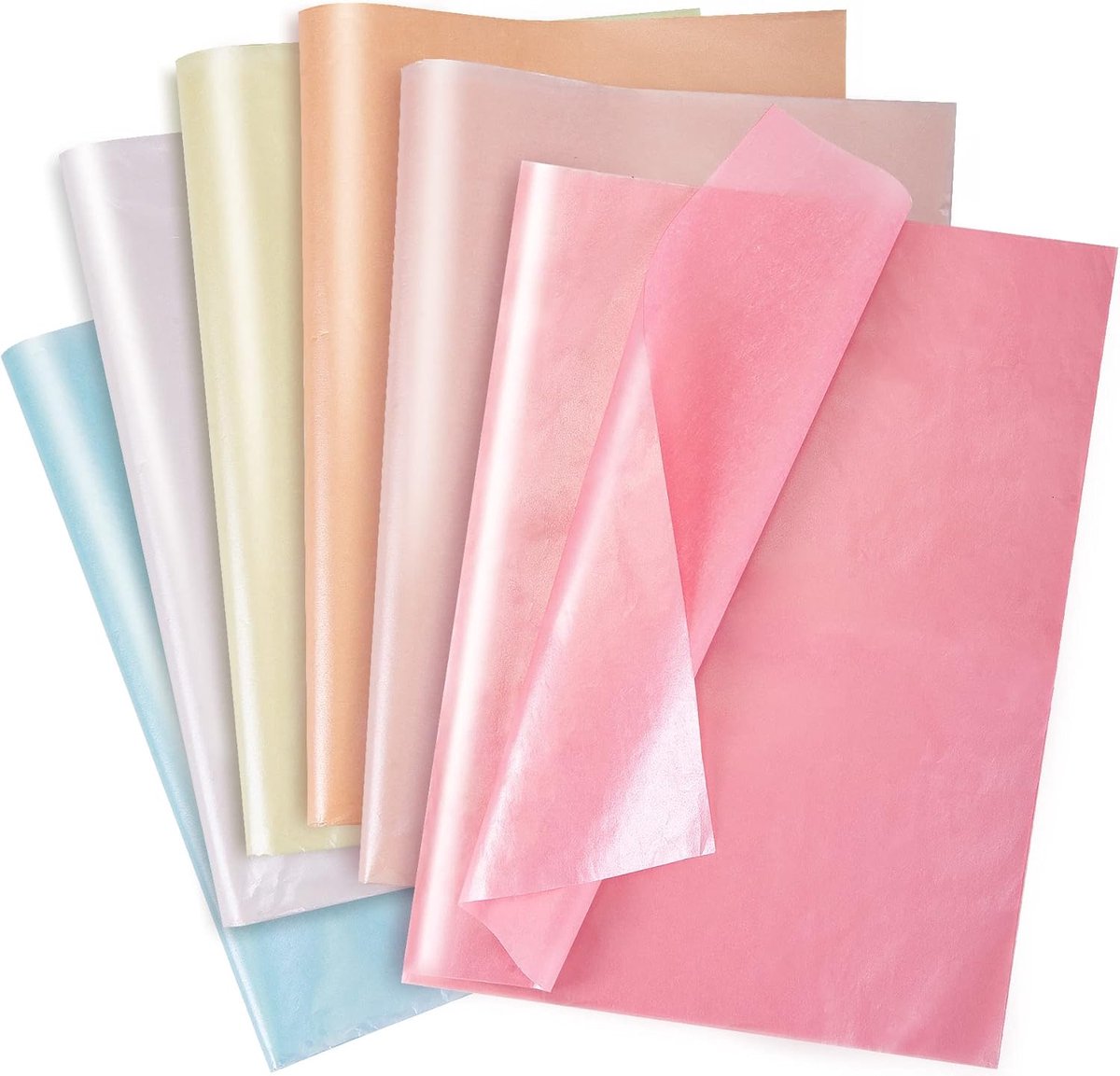 Zijdepapier, 60 vellen zijdepapier, metalen verpakking, cadeaupapier