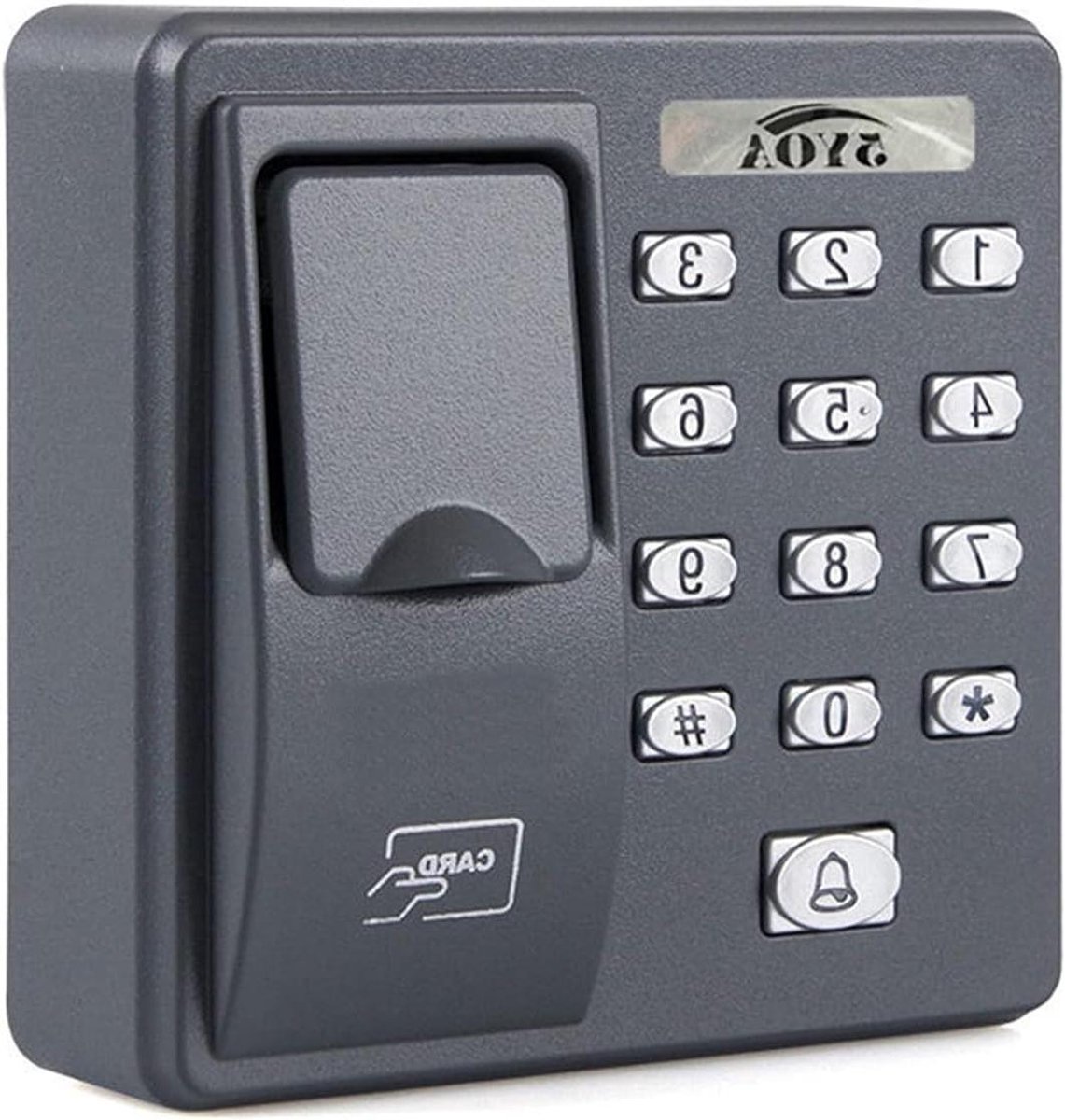Biometrische Toegangscontrole - Vingerafdruk Scanner - Kantoor Beveiliging - Snelle Vingerafdruk Herkenning - 800 Gram - Zwart