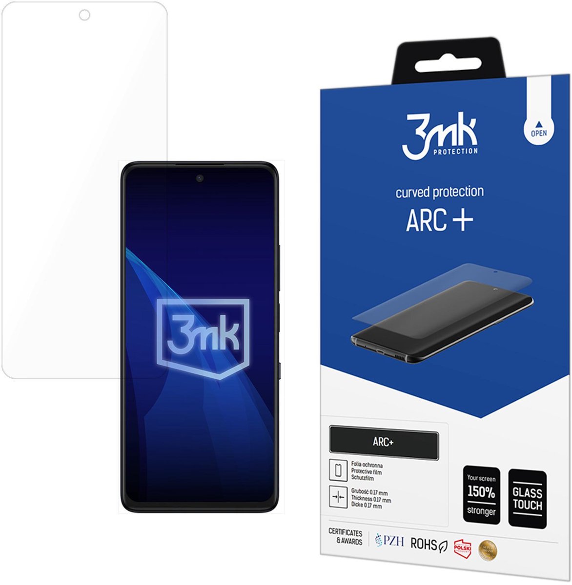 3Mk Arc+ Gehard Glas Voor Tcl 50 Nxtpaper 5G 50 Pro Nxtpaper 5G