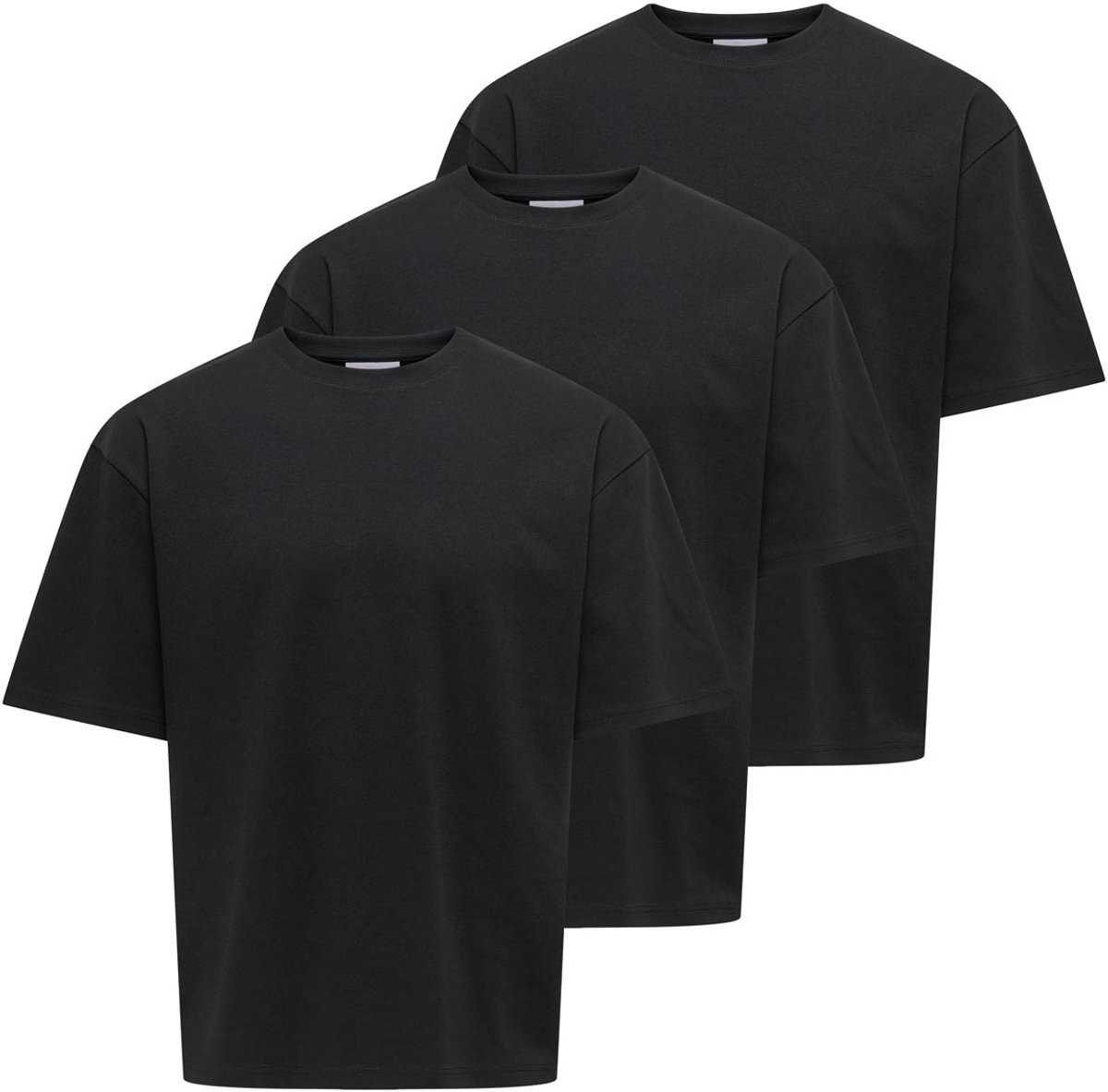 Only & Sons Heren t-shirt 3 pack Caspian