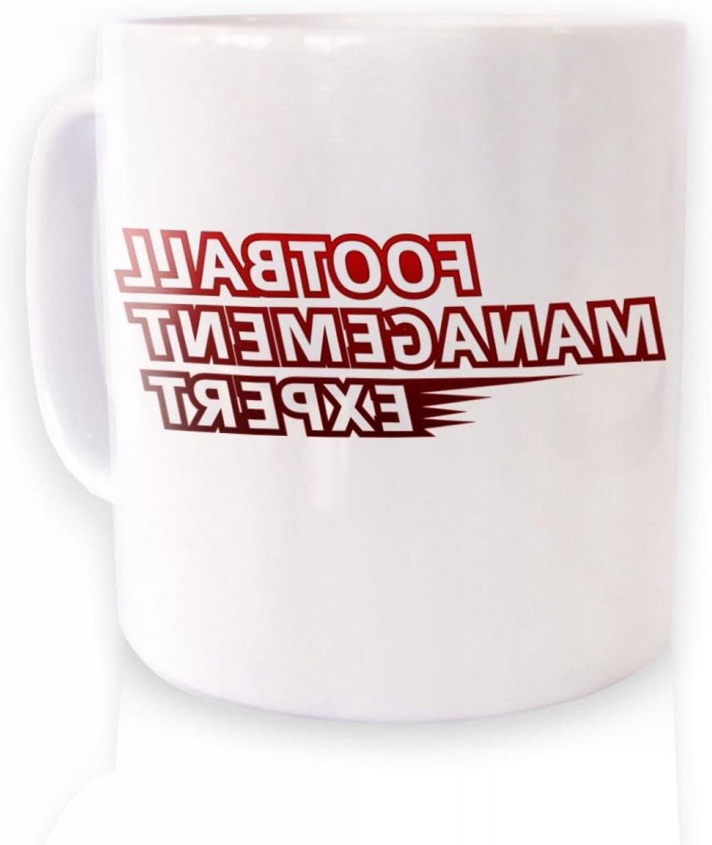 Voetbal Mok - Koffiemok Theemok - Koffie Drinken - Keramiek van Hoge Kwaliteit - Standard Size - Wit