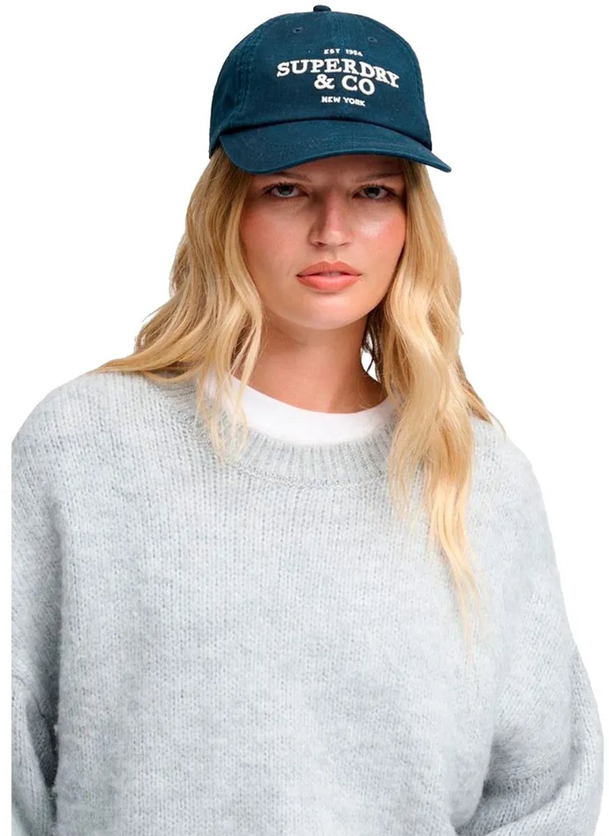 Superdry Company Logo Baseball Pet Blauw