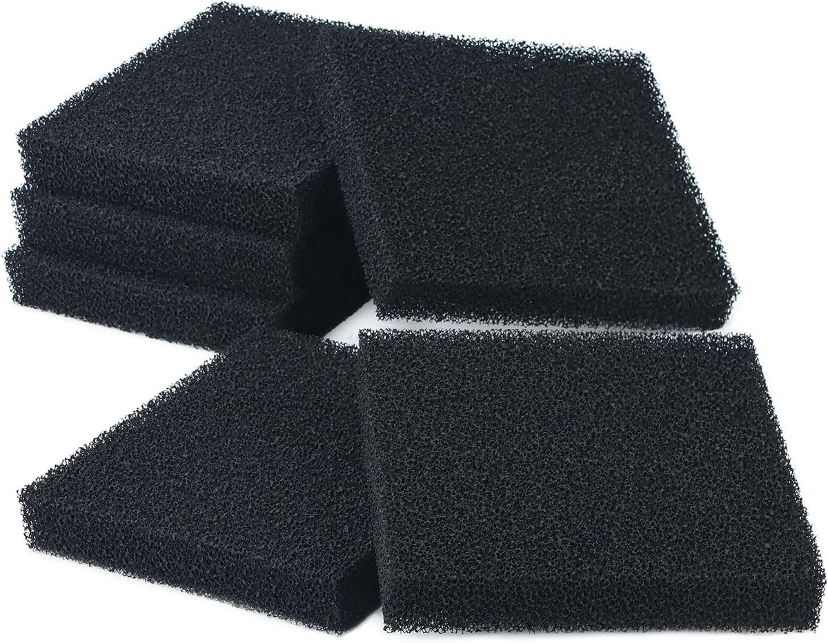 SnelShoppen - Compatibele Filterpatroon Actieve Kool Geschikt voor Juwel Jumbo/BioFlow 8.0 / XL Aquarium Filter (6 Stuks) - Verwijdert Organische Stof