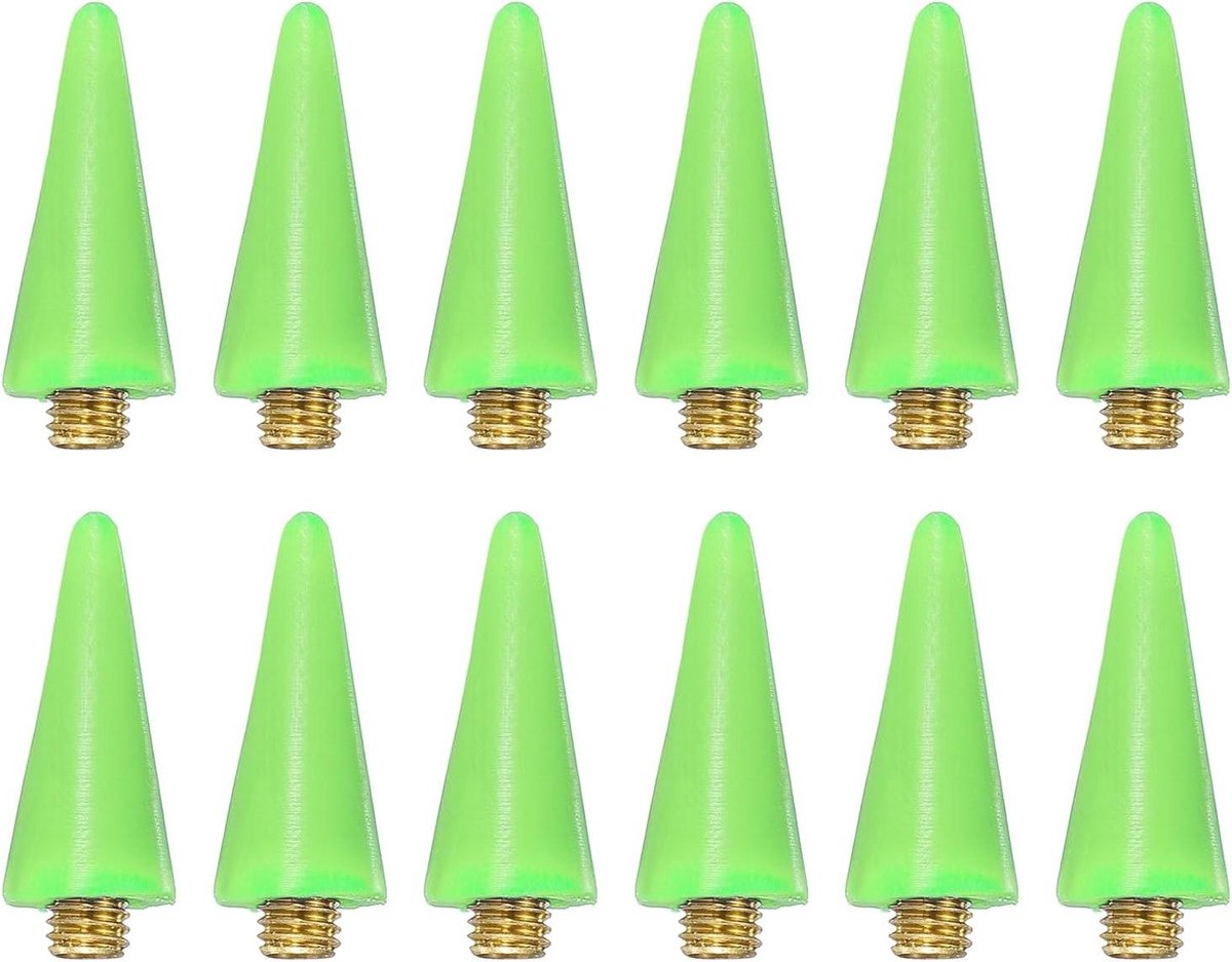 Wax Kopjes - Strass Picker Tips - Nail Art - Sterke Hechting - 12 Stuks - Lichtgroen