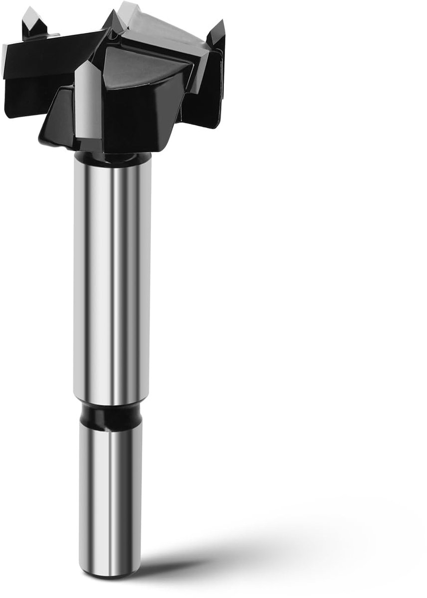 26 mm forstnerboor voor hout, Forstner boor lengte 92 mm met ronde schacht, houtboor voor hout, hardhout, spaanplaat