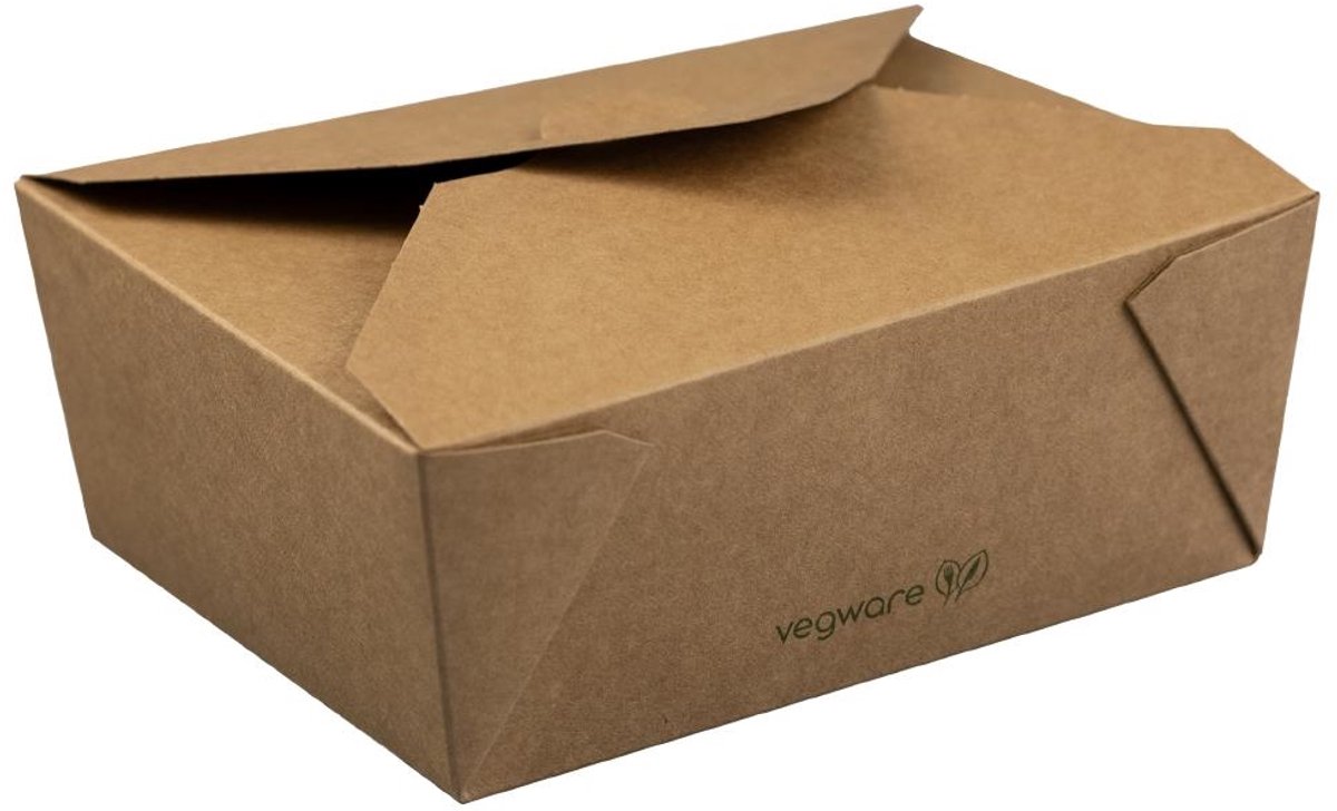 Vegware composteerbare kartonnen voedseldozen 1,8L (180 stuks)