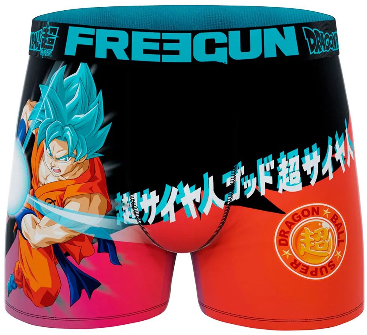 Freegun Dragon Ball Goku Super Sayan Blue Boxers Veelkleurig M Man
