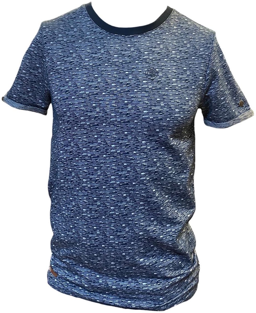 Cast Iron T Shirt KM – Mannen Blauw