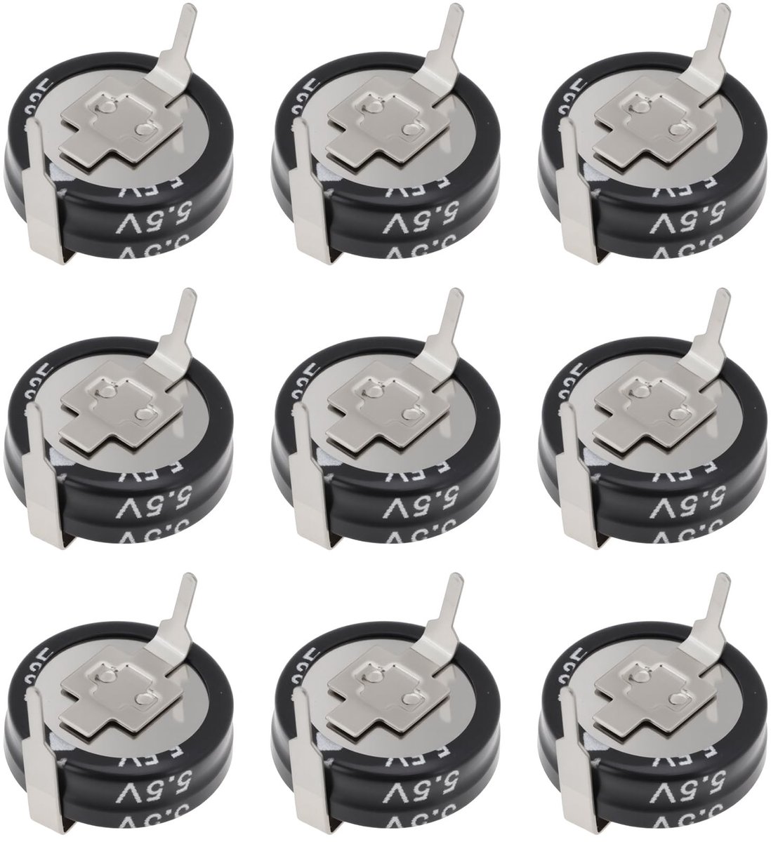 Dailygoods - 10 Stuks Capaciteit Elko Condensatoren 0.33F 5.5V
