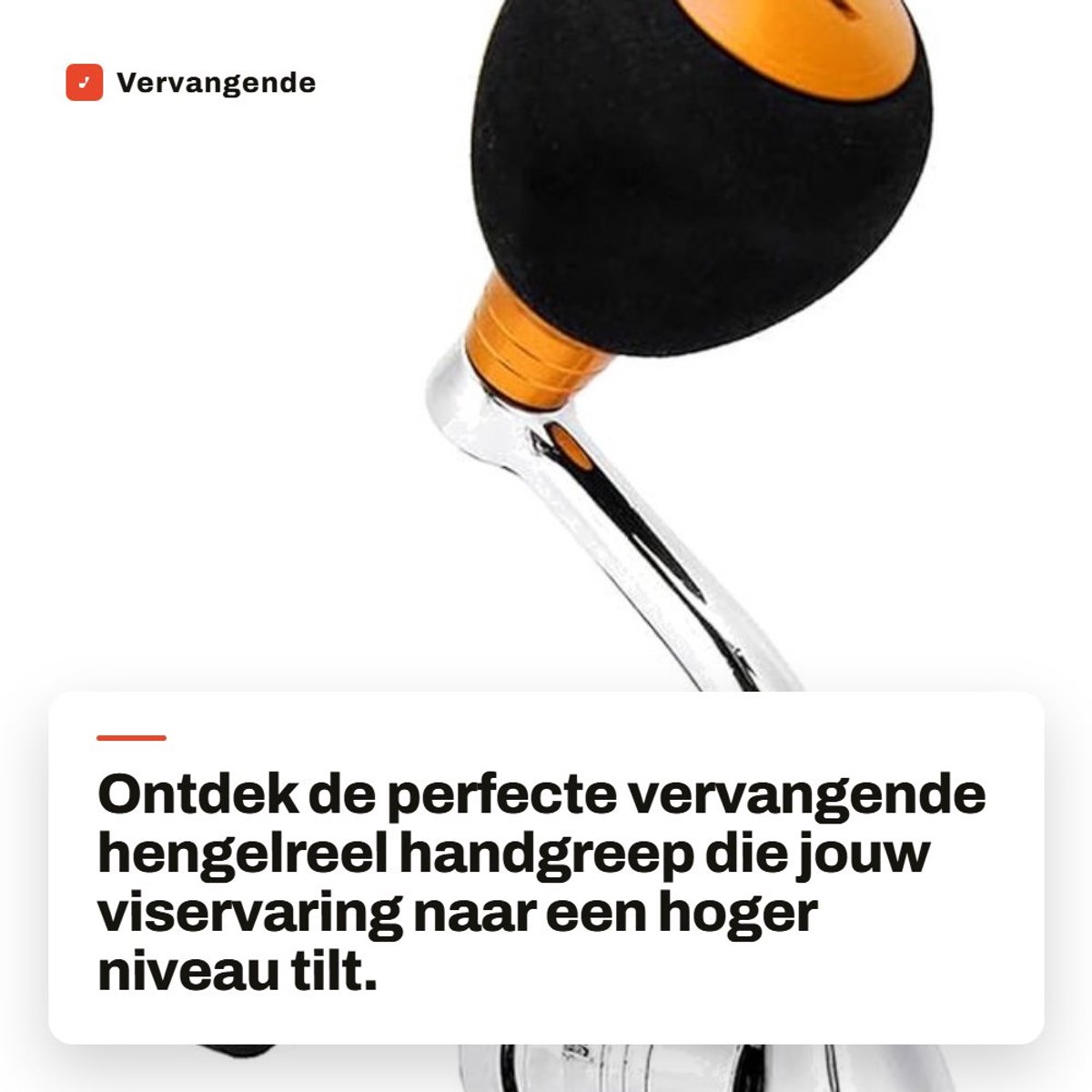 Dailygoods- Hengelreel Handgreep Antislip - Vervangende Knop - Haspelknop - Lichtgewicht - Duurzaam - Eenvoudig te installeren