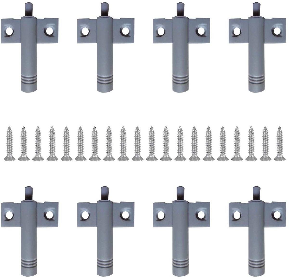 Dailygoods- Scharnier Sluitdemper 10 Stuks - Deurbuffer - Zacht Sluiten - Geluidsreductie - Eenvoudig te Installeren - Geschikt voor Keukens/Baden