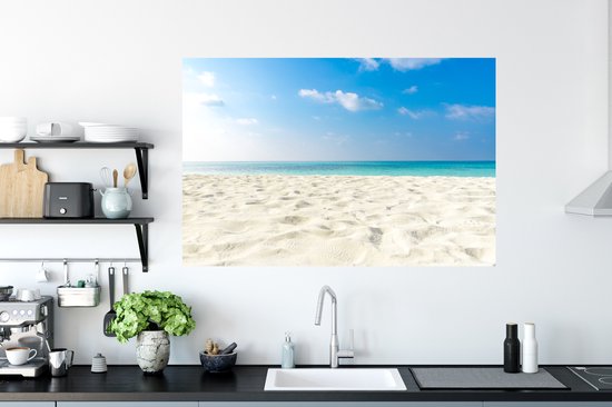 Stickers Stickers muraux - Tropical - Plage - Mer - 120x80 cm - Film adhésif