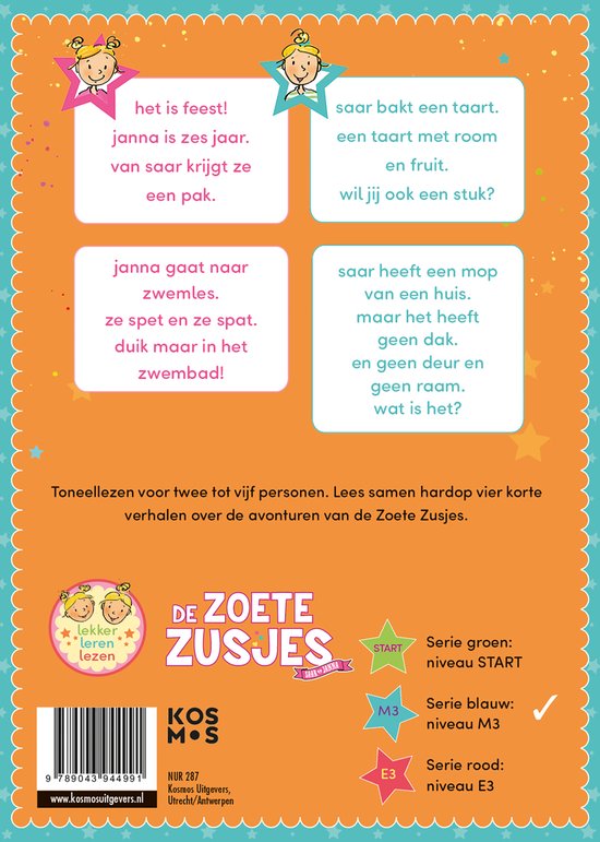 Leren lezen met de Zoete Zusjes - Het is feest