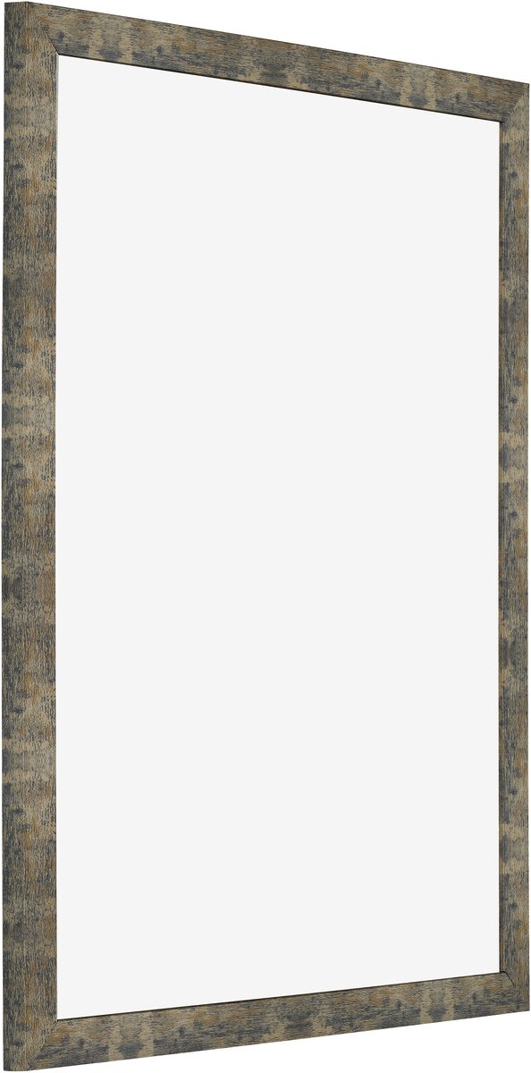 Fotolijst 40x55 cm - MDF - Blauw Goud Gemeleerd - Benno